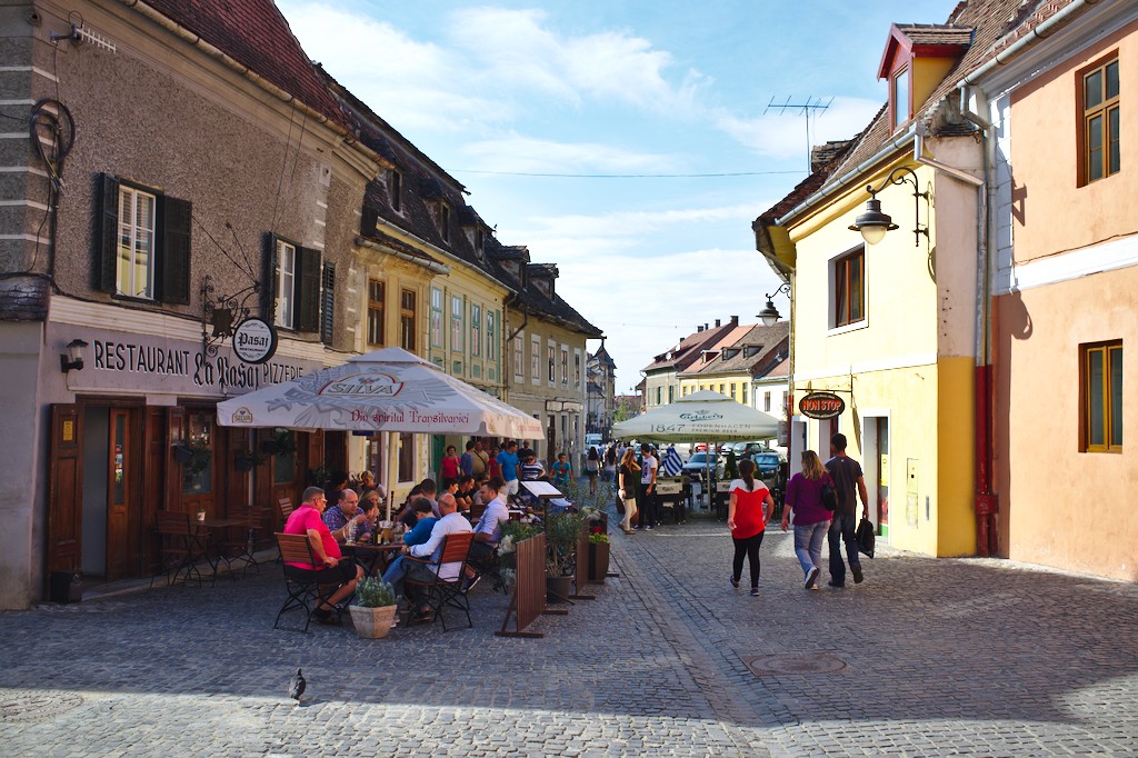 Sibiu Altstadt Cafes