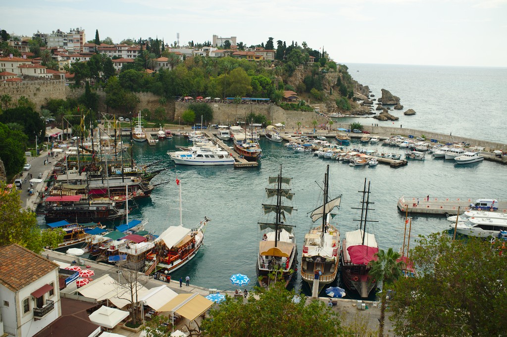 Tuerkei-Antalya Jachthafen
